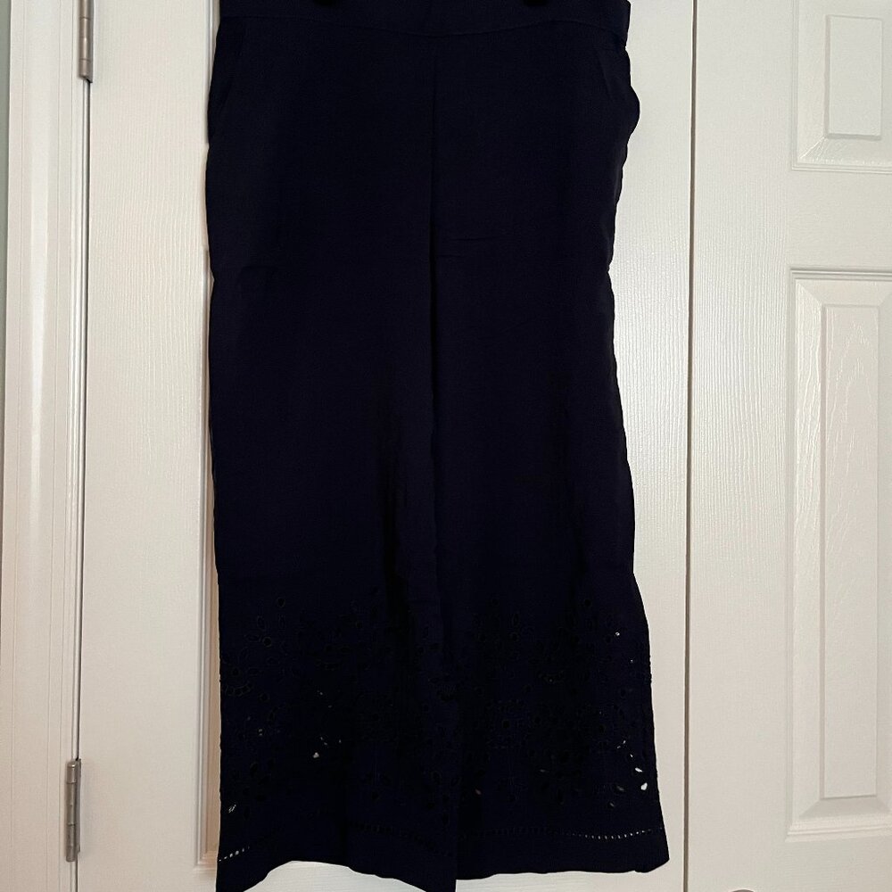 Loft Embroidered Pull On Pants, Size LP